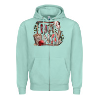 Seafoam nana baseball Zipper Hoodie - RacoonDesign