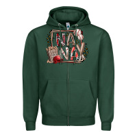 Sports Green nana baseball Zipper Hoodie - RacoonDesign