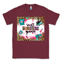 Burgundy small business mama Classic Tee - Zillion Design Studio