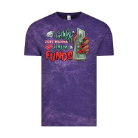Cloud Purple girls just wanna have funds Vintage Tee - MaliasSmallBusiness