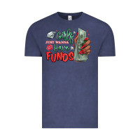 Vintage Denim girls just wanna have funds Vintage Tee - MaliasSmallBusiness