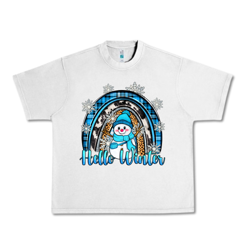 Hello Winter Rainbow Urban Heavy Tee by Zillion Design Studio | Teevron