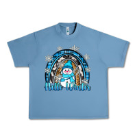 Pebble Blue hello winter rainbow Urban Heavy Tee - Zillion Design Studio