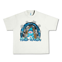 Pistachio hello winter rainbow Urban Heavy Tee - Zillion Design Studio