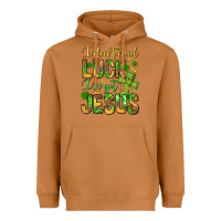 Meerkat I don't need luck I've got Jesus Heavyweight Hoodie - Jasminsmagicworld