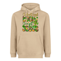Mushroom I don't need luck I've got Jesus Heavyweight Hoodie - Jasminsmagicworld