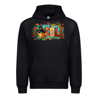 Black gobble with thanksgiving turkeys Urban Hoodie - MaliasSmallBusiness