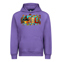 Tulip gobble with thanksgiving turkeys Urban Hoodie - MaliasSmallBusiness
