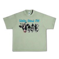 Oil Green holy cow i'm one Urban Heavy Tee - BarkalooDesign