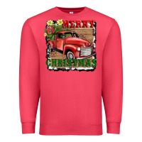 Cardinal merry christmas with truck Premium Sweatshirt - AdoDesignShop