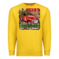 Lemon merry christmas with truck Premium Sweatshirt - AdoDesignShop