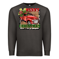 Smoke merry christmas with truck Premium Sweatshirt - AdoDesignShop