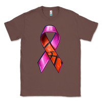 Chestnut Breast Cancer Ribbon Basketball Classic Tee - texasbilliewilder