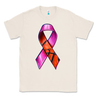 Natural Breast Cancer Ribbon Basketball Classic Tee - texasbilliewilder