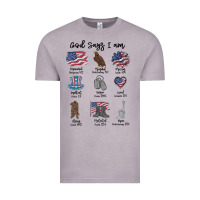 Vintage Zinc god says i am Vintage Tee - MaliasSmallBusiness