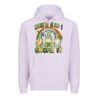Lilac lucky and i gnome it Premium Hoodie - MaliasSmallBusiness