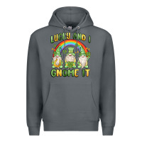 Rock lucky and i gnome it Premium Hoodie - MaliasSmallBusiness