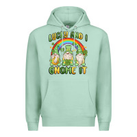Seafoam lucky and i gnome it Premium Hoodie - MaliasSmallBusiness
