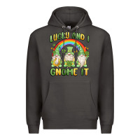 Smoke lucky and i gnome it Premium Hoodie - MaliasSmallBusiness