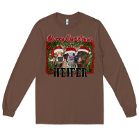 Chestnut merry christmas heifer Long Sleeve Tee - RanaPortraitStore