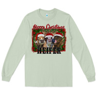 Matcha merry christmas heifer Long Sleeve Tee - RanaPortraitStore