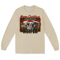 Mushroom merry christmas heifer Long Sleeve Tee - RanaPortraitStore