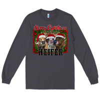 Smoke merry christmas heifer Long Sleeve Tee - RanaPortraitStore
