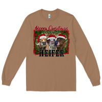 Toasted Coconut merry christmas heifer Long Sleeve Tee - RanaPortraitStore