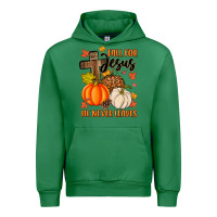 Emerald fall for jesus he never leaves Urban Hoodie - MaliasSmallBusiness