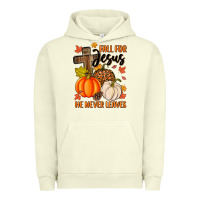 Pigment Pistachio fall for jesus he never leaves Urban Hoodie - MaliasSmallBusiness