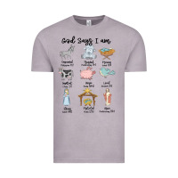 Vintage Zinc god says i am Vintage Tee - MaliasSmallBusiness