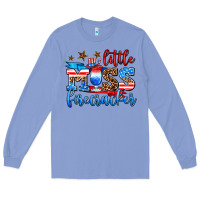 Colony Blue little miss firecracker Long Sleeve Tee - AdoDesignShop
