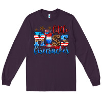 Plum little miss firecracker Long Sleeve Tee - AdoDesignShop