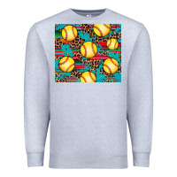 Heather Grey softball Premium Sweatshirt - Artiststas