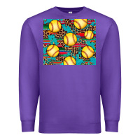 Purple softball Premium Sweatshirt - Artiststas