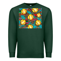 Sports Green softball Premium Sweatshirt - Artiststas
