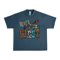 Midnight Navy wild wild west Urban Heavy Tee - texasbilliewilder