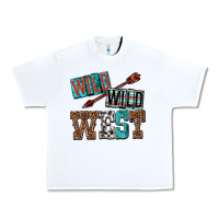 White wild wild west Urban Heavy Tee - texasbilliewilder
