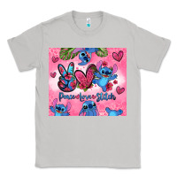 Moon Dust peace love stitch Classic Tee - Zillion Design Studio