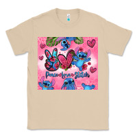 Mushroom peace love stitch Classic Tee - Zillion Design Studio