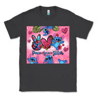 Smoke peace love stitch Classic Tee - Zillion Design Studio