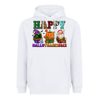 White happy hallothanksmas with cupcakes Heavyweight Hoodie - AdoDesignShop