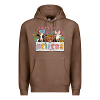 Chestnut happy easter heifers Premium Hoodie - MaliasSmallBusiness