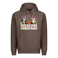 Coffee happy easter heifers Premium Hoodie - MaliasSmallBusiness