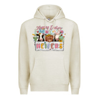 Oatmeal Heather happy easter heifers Premium Hoodie - MaliasSmallBusiness