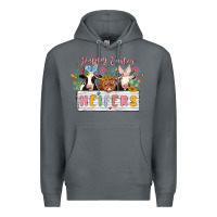 Rock happy easter heifers Premium Hoodie - MaliasSmallBusiness