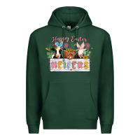 Sports Green happy easter heifers Premium Hoodie - MaliasSmallBusiness