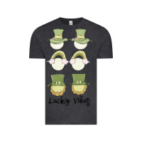 Vintage Black lucky vibes Vintage Tee - MaliasSmallBusiness