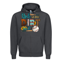 Smoke rub some dirt on it baseball Zipper Hoodie - HRA Design Shop