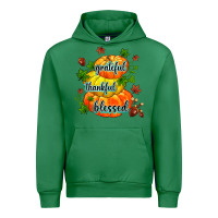 Emerald grateful thankful blessed Urban Hoodie - MaliasSmallBusiness